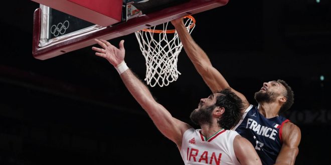 بسکتبال ایران - فرانسه المپیک (1)