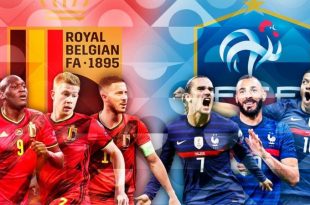 بلژیک 2-3 فرانسه