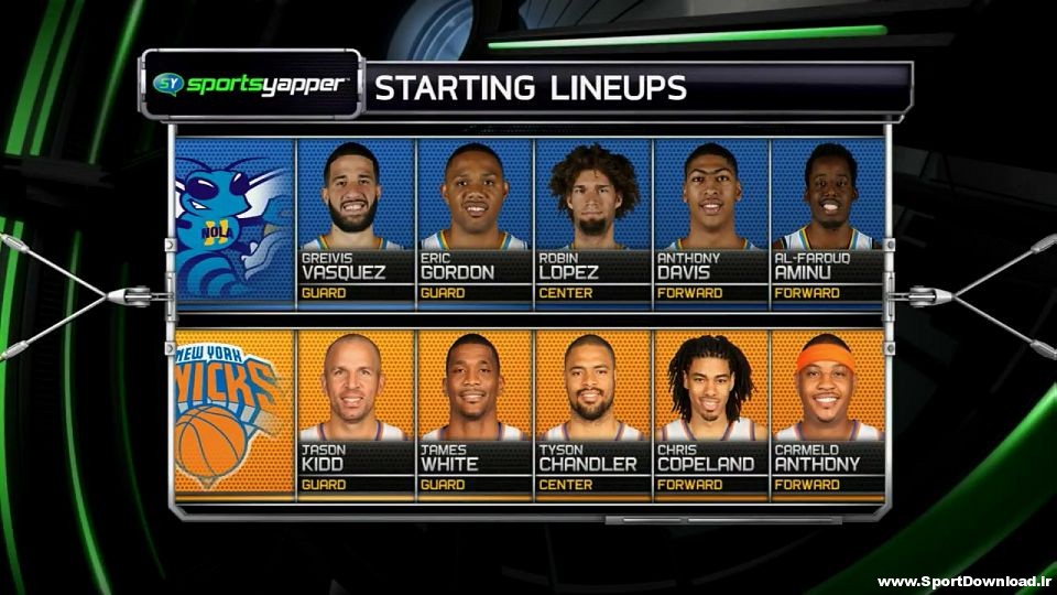 New Orleans Hornets vs New York Knicks